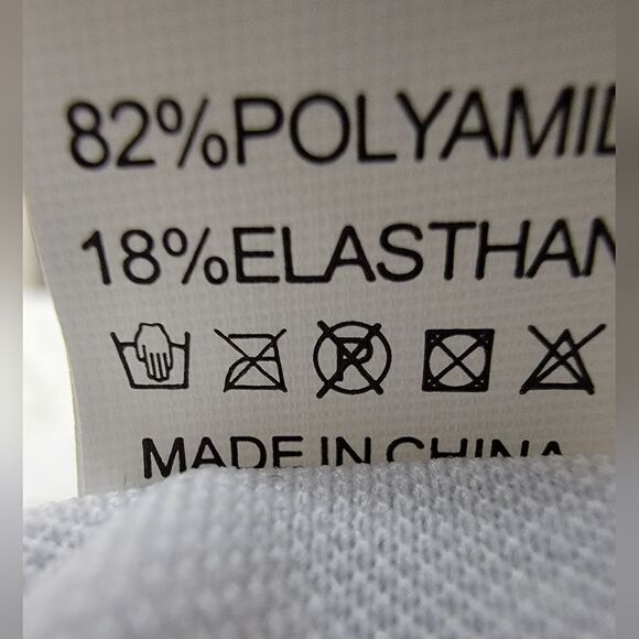 NWOT Swimsuit One Piece Solid Black Lower Back Round Neck Solid Black Size M - Picture 5 of 5